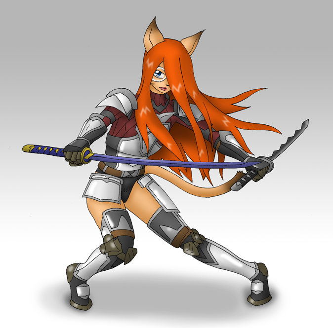 ffxi wallpaper. Long hair - Nakate from FFXI.